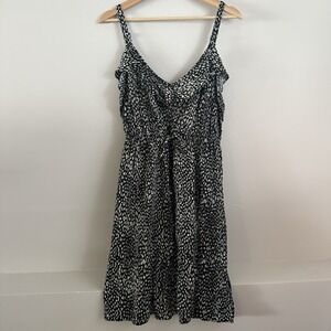 Torrid Animal Print Tank Cami Dress Ruffle Plus Size 2